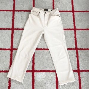 Lee vintage modern white high rise jeans size 28